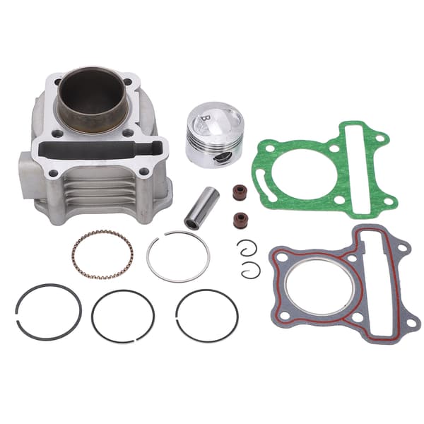 [LLC]Motorcycle Cylinder Piston Ring Gasket Kit Replacement for GY6‑50/60CC Engine Go Karts Scooters ATV