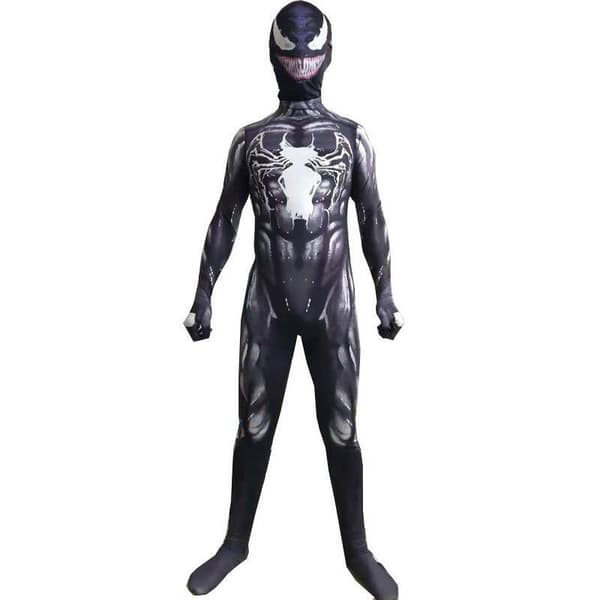 [LLC] Børne jumpsuit superhelt venom kostume jumpsuit 4-5 Years