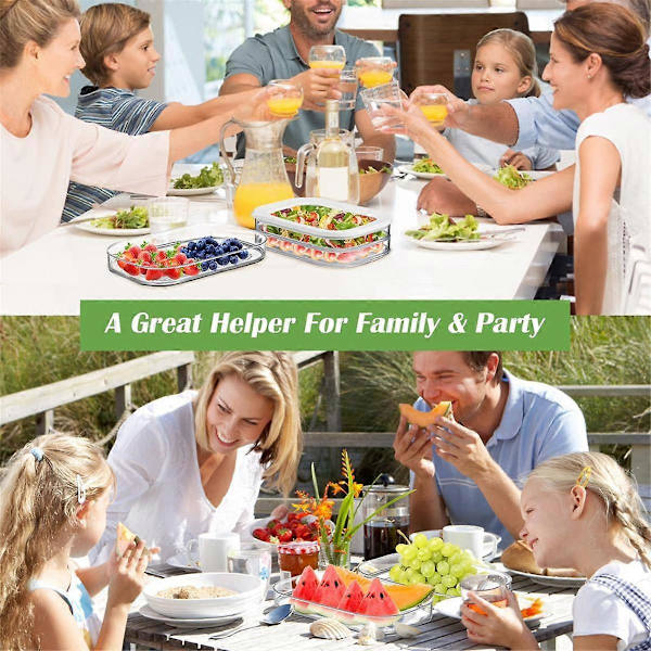 [LLC]Food storage boxes with lids for cold cuts, bacon, lunch meat, fruit, vegetables, cold cuts and fruit storage containers_tfrf