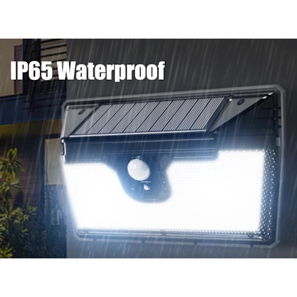 [LLC] 2-pack 218 LED Solar Light Outdoor Garden Floodlight Motion Sensor Security Light Wall Mounted Waterproof