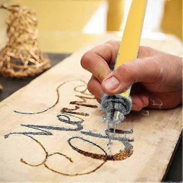 [LLC]Belita Amy Wood Burner Adjustable Temperature Digital Display Pyrography Dual Pen Burning Machine Go