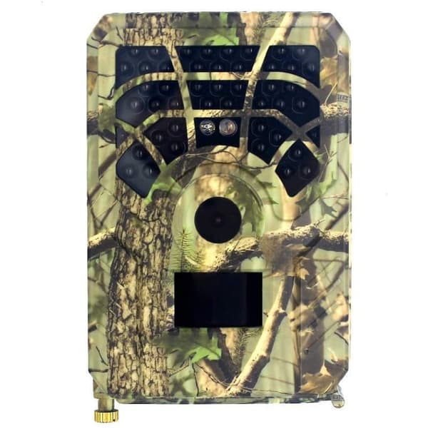 [LLC]Mini HD Trail Camera, Hunting Camera Game Camera 120° Wide Angle Infrared Night Vision Surveillance Camera Hunting Camera with LCD Screen