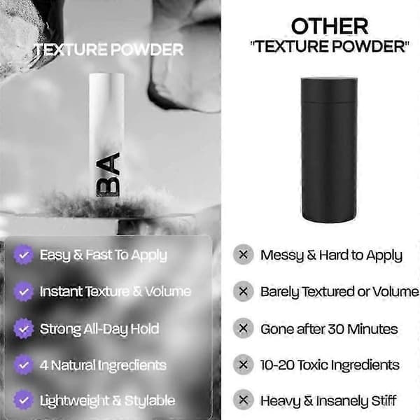 [LLC]1/3/5x Based on Bodyworks Hair Texturizing Powder, Instant Volume & Texture Lightweight 1pcs