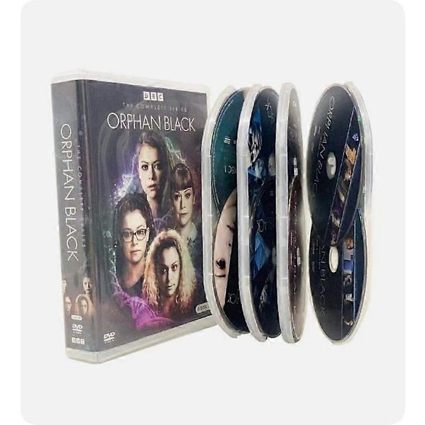 [LLC]ThPHAN BLACK The Complete Series Sæson 1-5 ( DVD 2017 15-Disc Box Set ) engelsk version