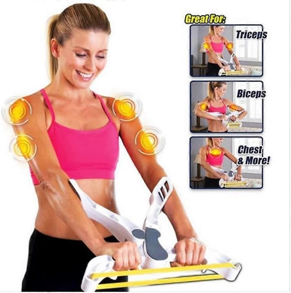 [LLC]Threngthen Brawn Exerciser Underarms Handledsstyrka Träningsutrustning 3 Volymer Vit