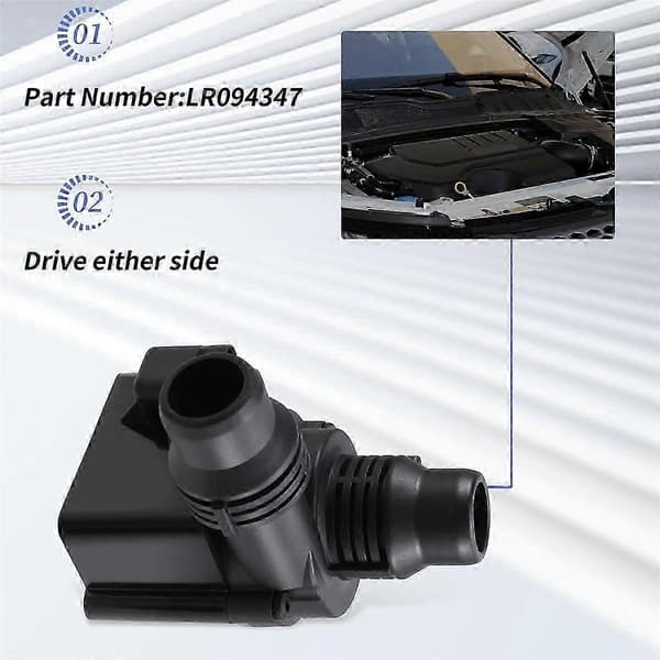 [LLC]LR094347 Bildelar Motor Hjälpvattenpump för Sport 2018-2020 Biltillbehör Black