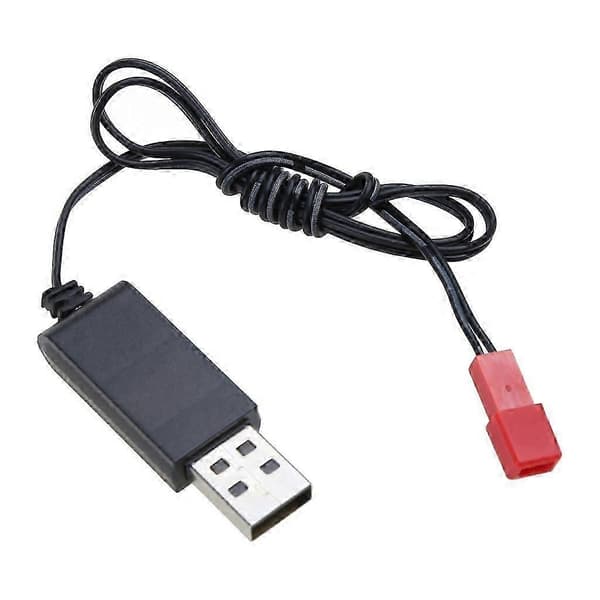 [LLC] 3,7V batteri USB-oplader JST hunstik til RC helikopter quadcopter legetøj bilmodel lastbiloplader reservedele