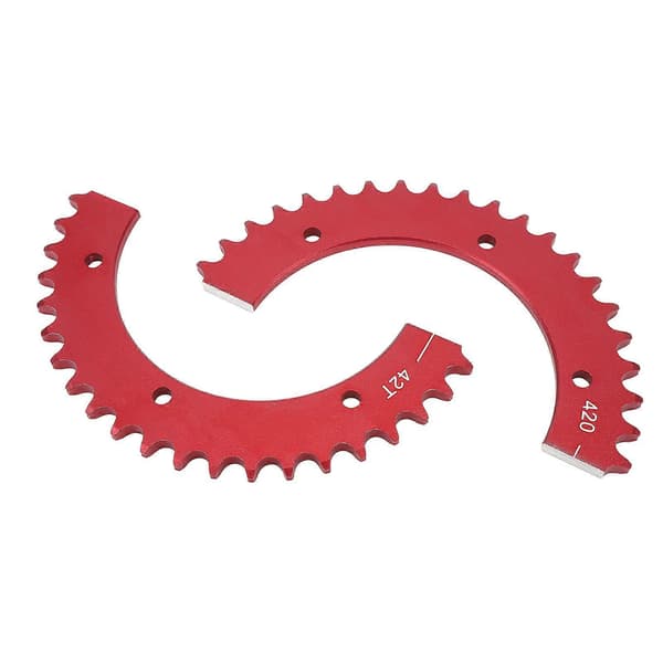 [LLC]Universal Split Sprocket 420 Kæde 42 Tænder Aluminiumlegering Bageste Split Sprocket til Predator Mini Bike Go Kart
