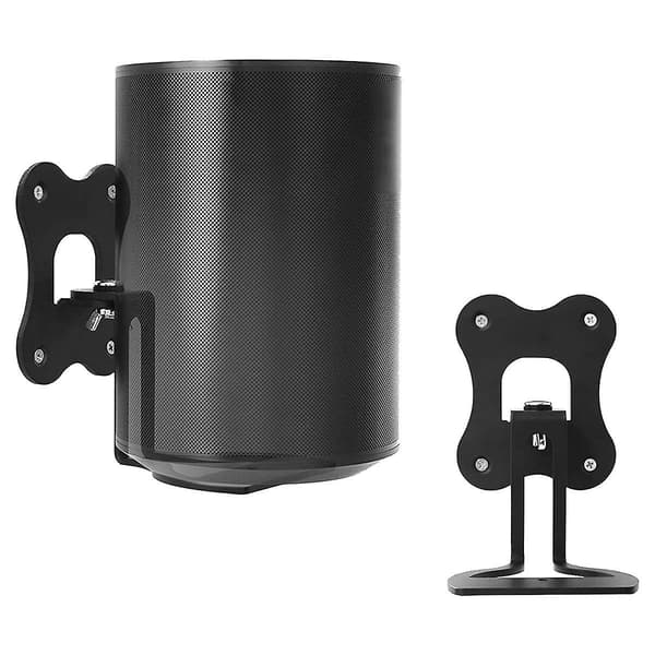 [LLC] Metal Speaker Wall Mount for Era 100, Adjustable Wall Stand for Era 100 (Black)