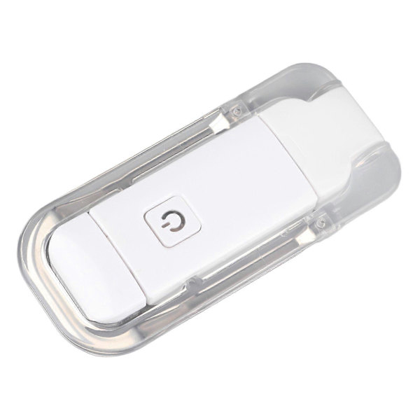 [LLC] Klemmeboklys Sammenleggbart 3 Lysfarger Øyebeskyttelse Bærbart USB Oppladbart Bokleselys