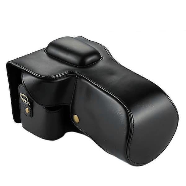 [LLC] Thkon D7200 D7100 D7000 Heltäckande kameraväska i PU-läder Black