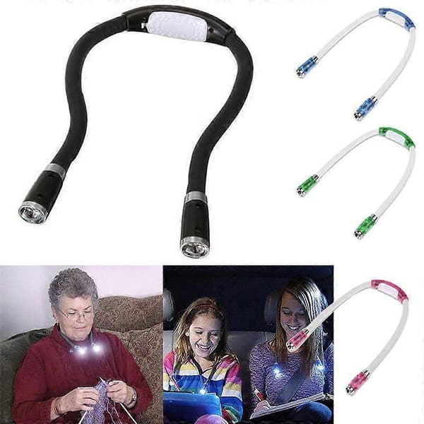[LLC] Ny boklampe justerbar LED-lys - Leselampe LED-lys Bokklemlys Black