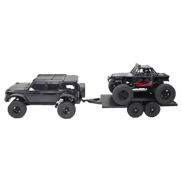 [LLC]RC Crawler Utility Trailer med træk til 1/18 RC Crawler Bil TRX4M Opgraderingsdele