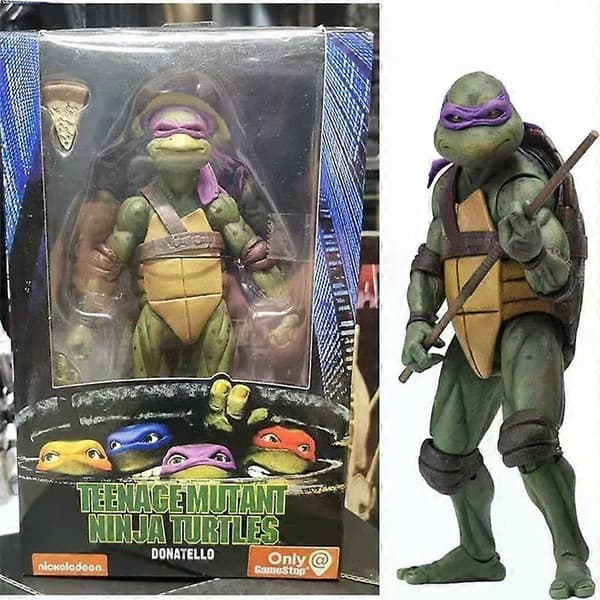 Neca Ninja Turtles Anime Figur Tmnt Action Figur 1990 Filmversion Limited Edition Barnleksaker Rumsdekoration Födelsedagspresent E E