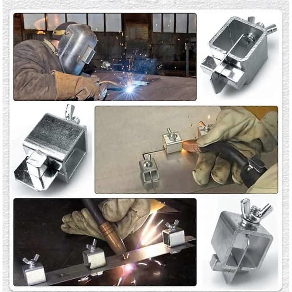 [LLC]ThPcs Svetsfjärilsklämma Svetsjusteringslokalisator Svetsklämma Hem/Industri/Metall/Plåtsvetsassistent Silver