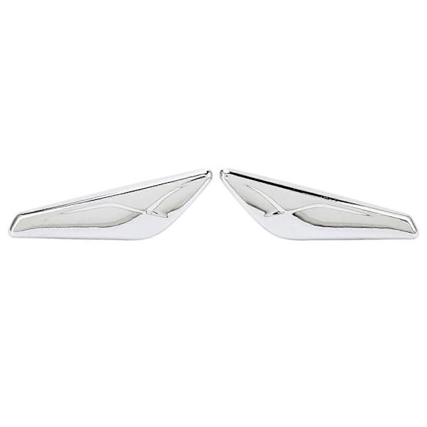 [LLC] 2 STK Frontskærm Kromfinish 51117338569 Erstatning Kompatibel med X3 X4 F25 F26 2013-2017 Solid Solid Normal