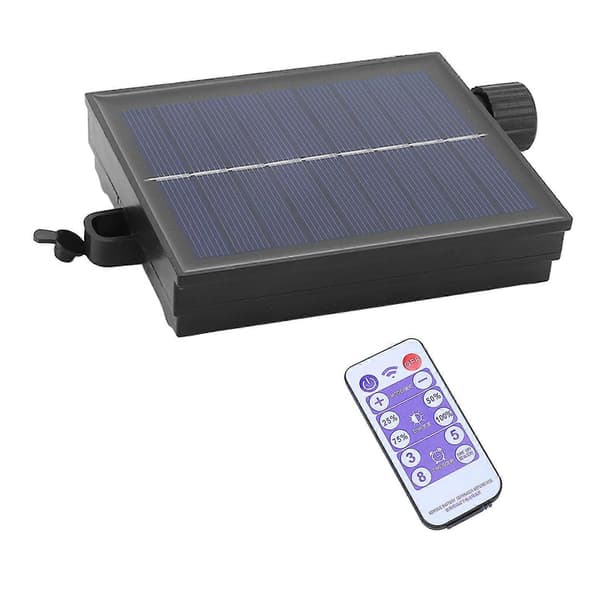 [LLC] Vanntett Solar String Light Control Box med justerbar lysstyrke og automatisk kretskortutgangsforsterkning - 24V