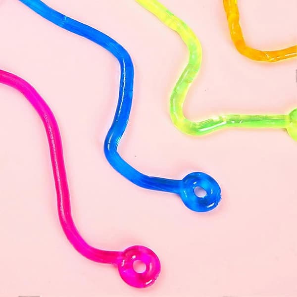 [LLC] 5 stk. Klæbrig øgle, elastisk øglelegetøj, squishy legetøj, øglefigurer, strækbare dyr, festposefyld [WSY] 5pcs