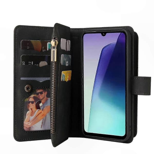[LLC]Thpper Plånboksfodral i läder med stativ för 4G/5G-telefoner Style B