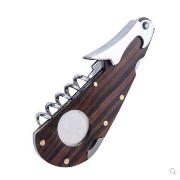 [LLC]Semi-automatic two-in-one stainless steel cigar cutter