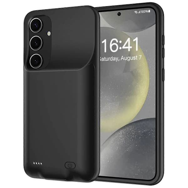 [LLC][CA] For Samsung Galaxy S24 10000mAh External Battery TPU+ABS Charging Case with LED Indicators