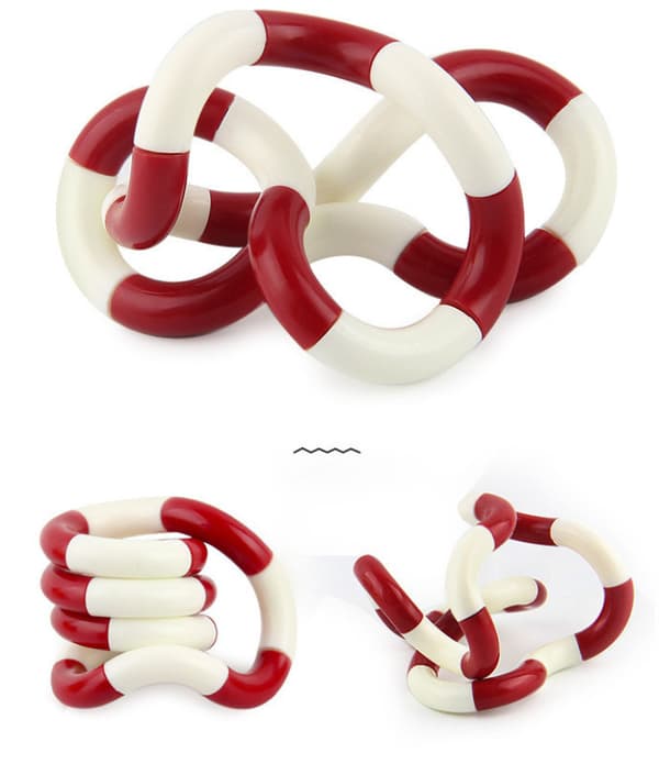 [LLC]Tangle Toy Fidget Twister Hånd Fidget Toy Twisted Dekompresjon Toy 4