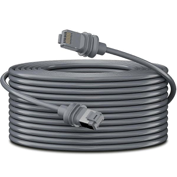 [LLC]100FT/30M Starlink Gen 3 Ethernet Cable Compatible with Standard Kit, Waterproof Grey Cable V3 Compatible with Star Link