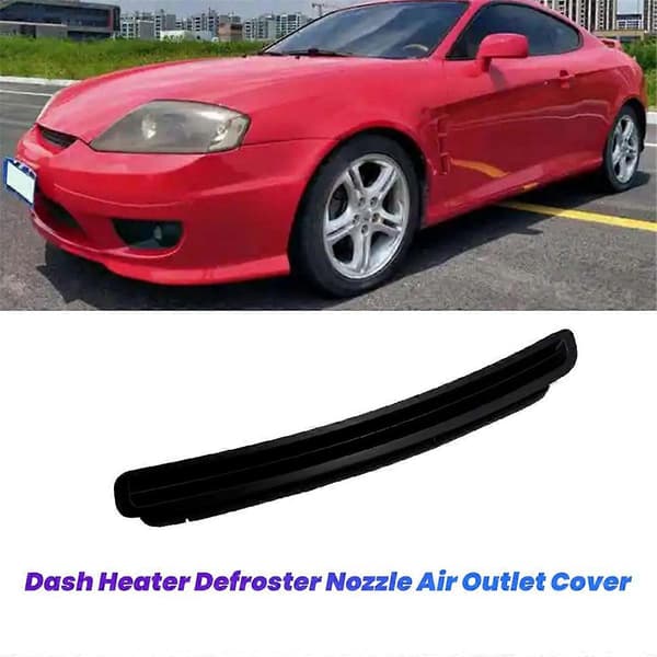 [LLC] Dashvarmer Defroster Dyse Deksel for Tiburon Coupe 2002-2008 Luftutløpsventil Grill Black Left