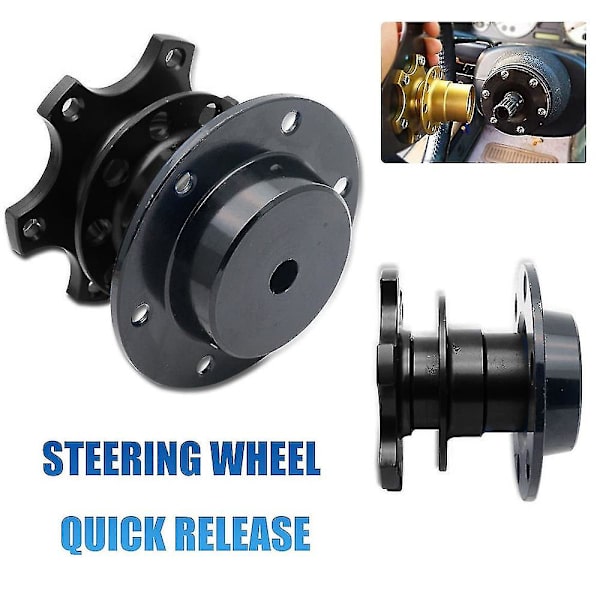[LLC]Universal Quick Release Adapter Snap Off Rat til racerbil black