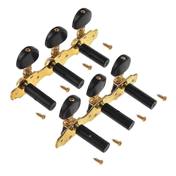 [LLC]Guitar Strengstemmestifter Stemmeskruer Stemmemaskiner Sort 3L3R