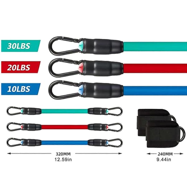 [LLC] Thkle Strap Resistance Bands Booty Leg Resistance Bands med ankelrem Benstyrka Ankelmanschett Gym Träningsutrustning Gradient
