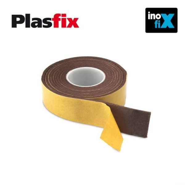 [LLC]Felt Pad - Plasfix Inofix - Brown - 25x1500mm - Adhesive - Protective kastanj