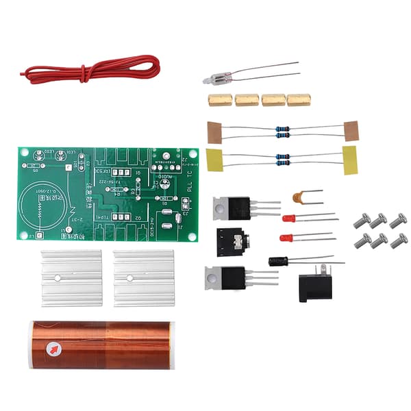 [LLC] Tesla Coil Module Plasma Högtalare Omonterad Mini DIY Elektronisk Kit Verktyg 15W DC 15-24V 2A