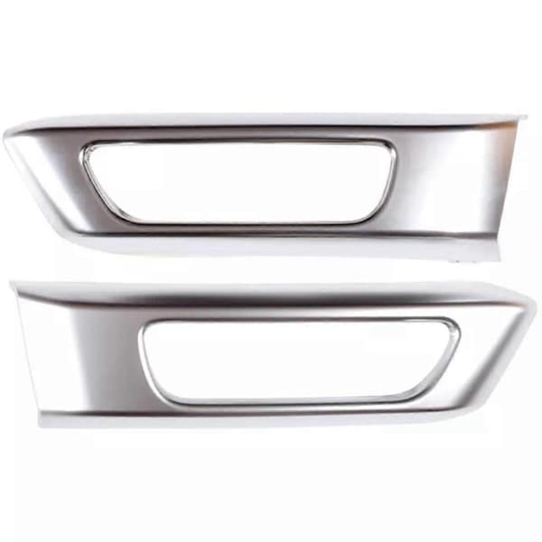 [LLC]Par Front Bumper Tåkelysdeksel Ramme for Range Sport L494 2014-2017 LR045049 LR045048 silver
