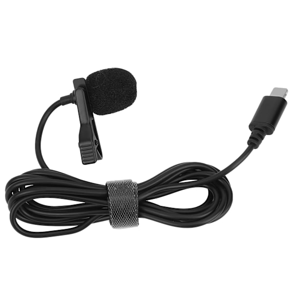 [LLC]MOVINGMIG Interview Microphone Phone Live Professional Recording Collar Clip Microphone for IOS Connector