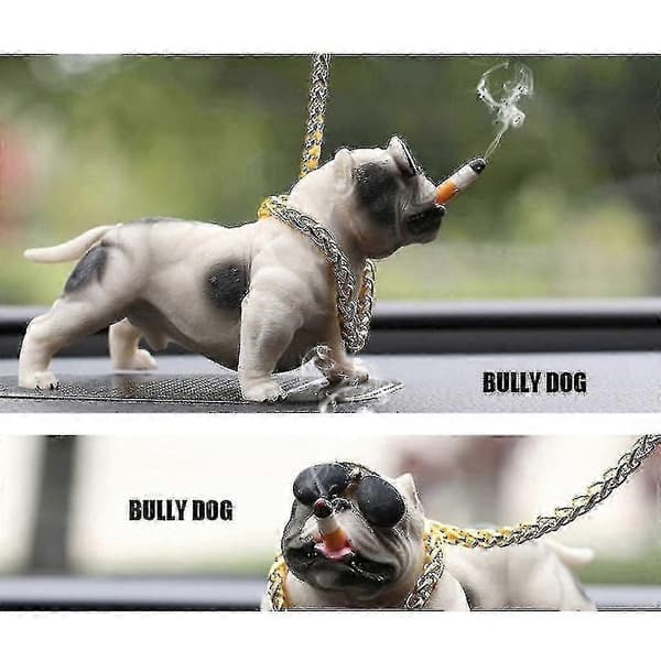 [LLC]1 Stykke Figur Autodele Håndværk Ornament Abstrakt Kunst Hund Bil Interiør