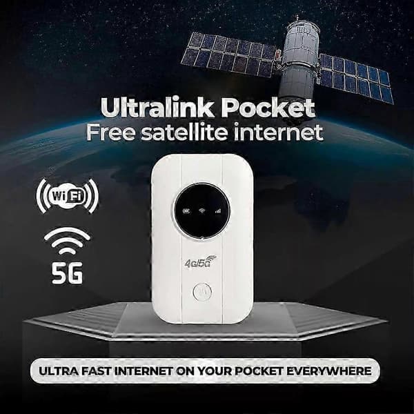 [LLC]Thee Satellit Internet i Lommen, Router Ubegrænset Satellit Internet Bærbart Satellit Internet WiFi, Ultra Link Gratis