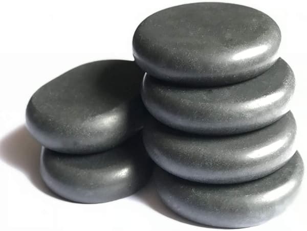 [LLC]18-Pack - Massasjesteiner / Varmesteiner - Hot Stones Black Svart