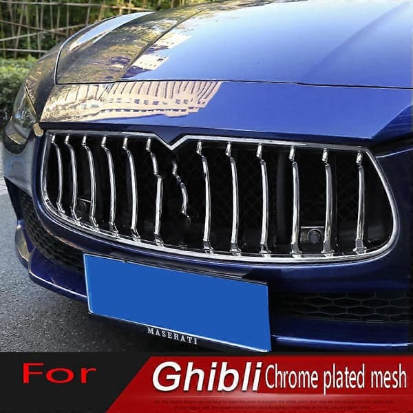 12 stk. frontgrilltrim nyregrill til Maserati Ghibli 2014-2017