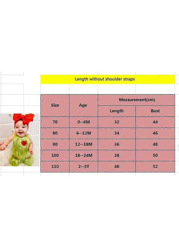 Bedårende jule-romper for baby: Pelsaktig antrekk for jenter og gutter Style 6 2-3 Years