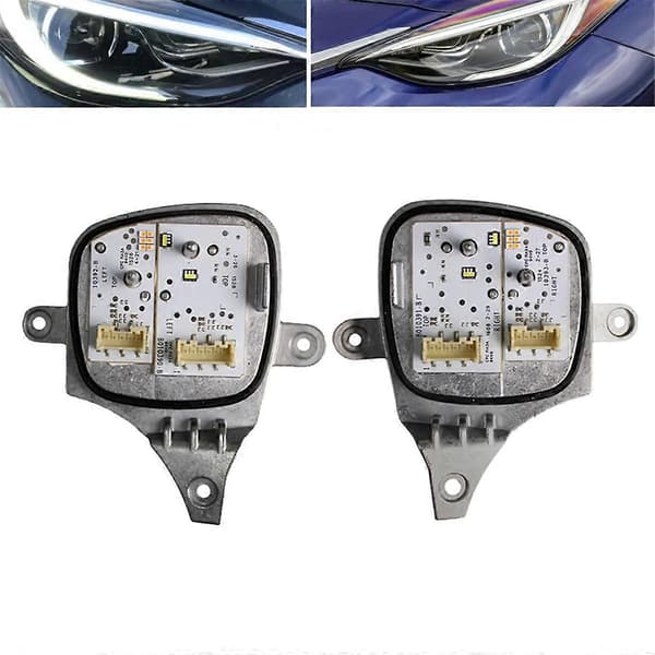 1Par frontlykt LED-modul kjørelysmodul B010390-B B010391-B for QX30/Q30 2017- Silver