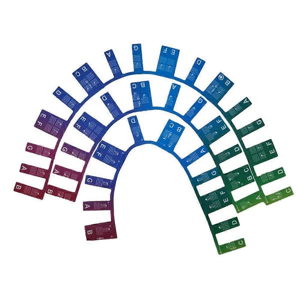 [LLC] Silicone Piano Stickers 88 Keys Easy to Install, Perfect for Beginners
