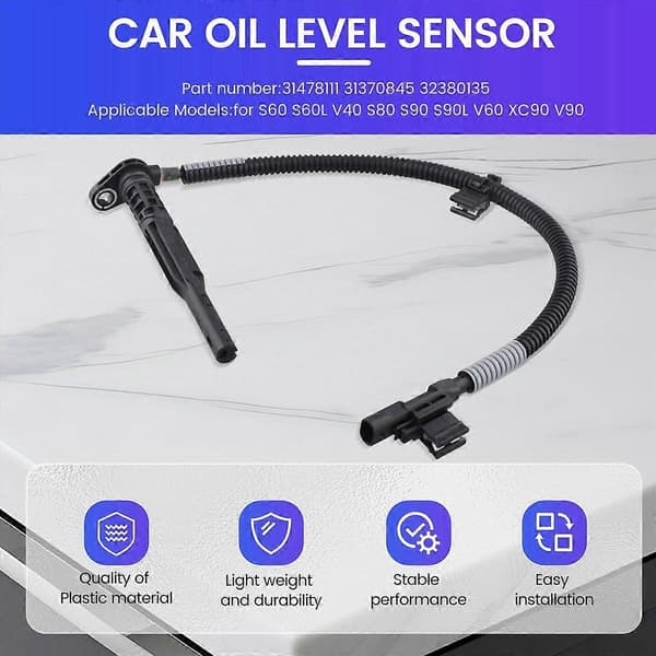 [LLC]31478111 31370845 32380135 Oljenivåsensor Oljetrågssensor för S60 S60L V40 S80 S90 S90L XC90 V90