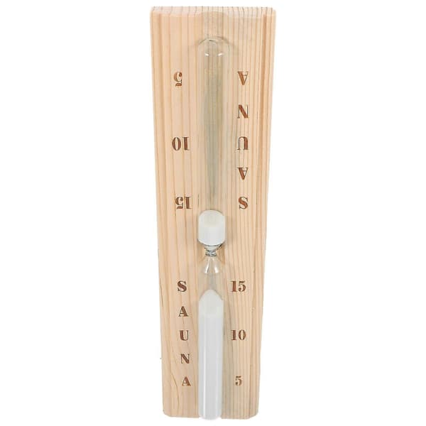 [LLC]Sauna Timer til Træ Timeglas Timer 15-minutters Timeglas Sauna Træ Timeglas Tidsmåling Afslapningsenhed