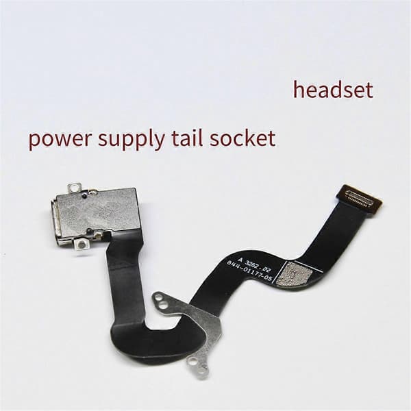 Ladekabel for Meta Quest 3 Ladeport Flex-kabel Del Black  Silver