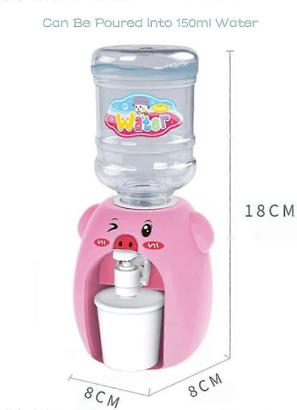 [LLC] Mini dricksfontän roliga leksaker Barnens lekhusleksaker (rosa)