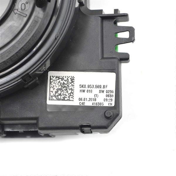 Bil Clock Spring Ratvinkel Sensor Modul Enhed 5K0953569BF 5K0953569BC til Black