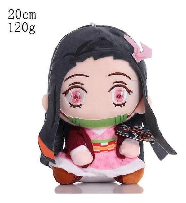 [LLC]Tanjiro Nezuko Plyslegetøj 20 Cm 2 Stykker