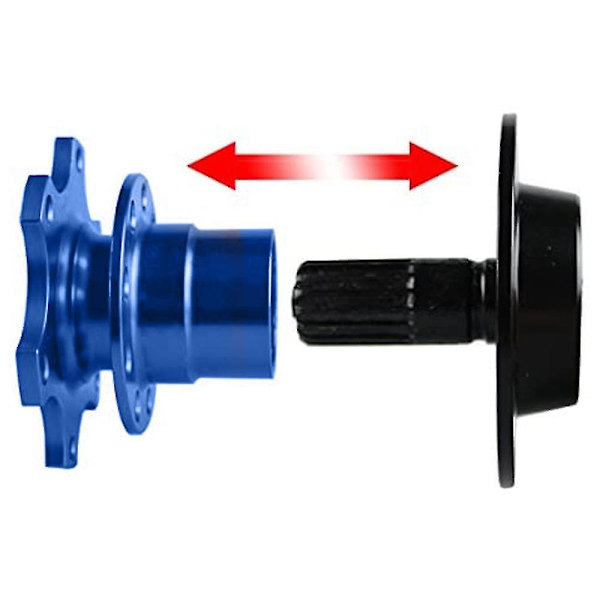 [LLC]Universal Quick Release Adapter Snap Off Rat til racerbil blue