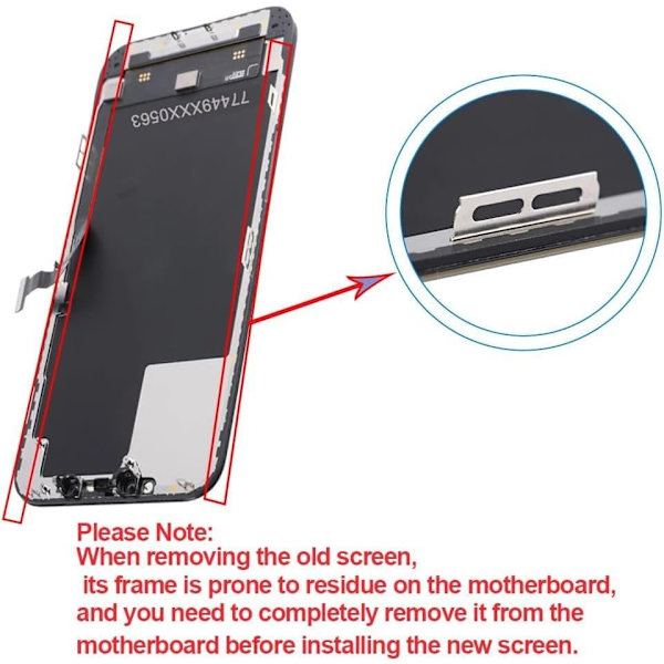 [LLC] Erstatningsskjerm for iPhone 12 mini black